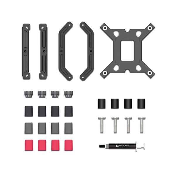 ID-Cooling CPU Cooler - FROZN A400 BLACK (25,8dB; max. 77,81 m3/h; 4pin csatlakozó, 4 db heatpipe, 9cm, PWM) - Image 8