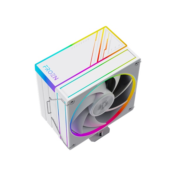 ID-Cooling CPU Cooler - FROZN A410 ARGB WHITE (29.9dB; max. 132,54 m3/h; 4pin, 4 db heatpipe, 12cm, A-RGB, PWM) - Image 4