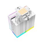 ID-Cooling CPU Cooler - FROZN A410 ARGB WHITE (29.9dB; max. 132,54 m3/h; 4pin, 4 db heatpipe, 12cm, A-RGB, PWM) - Image 5