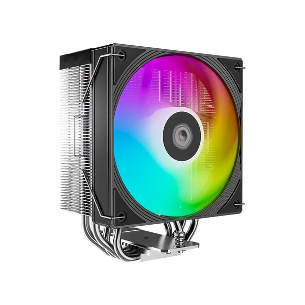 ID-Cooling CPU Cooler - FROZN A410 SE ARGB (27,2dB; max. 98,54 m3/h; 4pin csatlakozó, 4 db heatpipe, 12cm, PWM) - Image 2