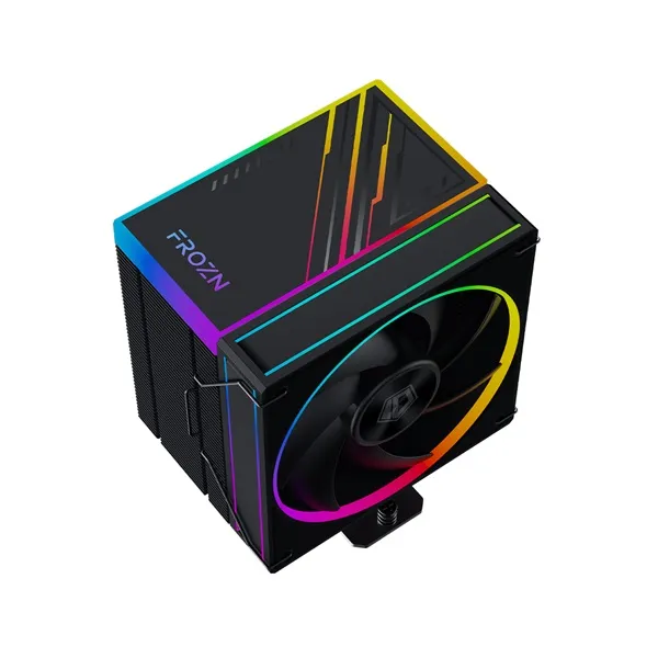 ID-Cooling CPU Cooler - FROZN A610 ARGB (29.9dB; max. 132,54 m3/h; 4pin, 4 db heatpipe, 12cm, A-RGB, PWM) - Image 4