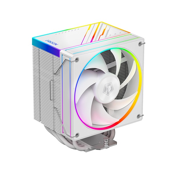 ID-Cooling_CPU_Cooler_-_FROZN_A610_ARGB_WHITE_299dB_max_13254_m3h_4pin_4_db_heatpipe_12cm_A-RGB_PWM-i397543.jpg ID-Cooling CPU Cooler - FROZN A610 ARGB WHITE (29.9dB; max. 132,54 m3/h; 4pin, 4 db heatpipe, 12cm, A-RGB, PWM) - Image 1