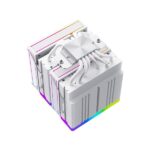 ID-Cooling CPU Cooler - FROZN A620 ARGB WHITE (29,9dB; max 132,52 m3/h; 4Pin csatlakozó, 6 db heatpipe, 2x12cm, PWM) - Image 4