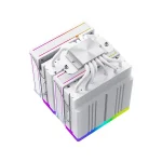 ID-Cooling CPU Cooler - FROZN A620 ARGB WHITE (29,9dB; max 132,52 m3/h; 4Pin csatlakozó, 6 db heatpipe, 2x12cm, PWM) - Image 4