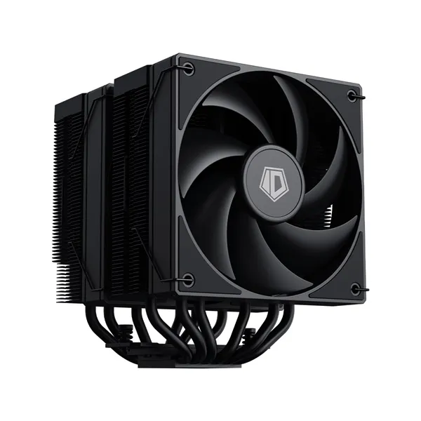 ID-Cooling CPU Cooler - FROZN A620 BLACK (29,85dB; max 132,94 m3/h; 4Pin csatlakozó, 6 db heatpipe, 2x12cm, PWM) - Image 2