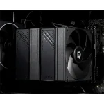 ID-Cooling CPU Cooler - FROZN A620 BLACK (29,85dB; max 132,94 m3/h; 4Pin csatlakozó, 6 db heatpipe, 2x12cm, PWM) - Image 7