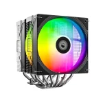 ID-Cooling CPU Cooler - FROZN A620 PRO SE ARGB (27,2dB; max 98,54 m3/h; 4Pin csatlakozó, 6 db heatpipe, 2x12cm, PWM) - Image 2