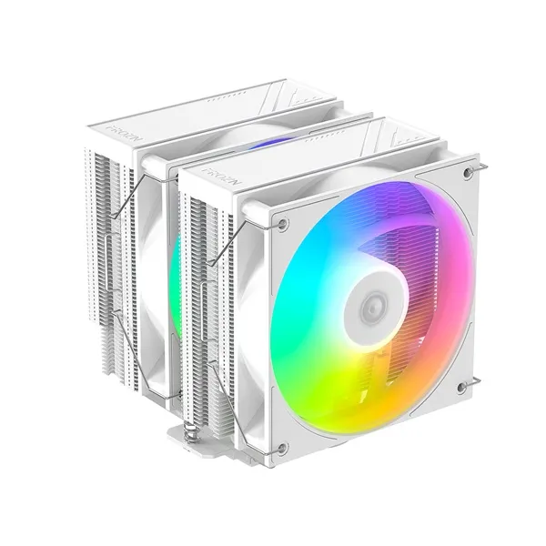ID-Cooling CPU Cooler - FROZN A620 PRO XE ARGB SNOW (27,2dB; max 98,54 m3/h; 4Pin csatlakozó, 6 db heatpipe, 2x12cm) - Image 12