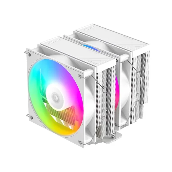 ID-Cooling_CPU_Cooler_-_FROZN_A620_PRO_XE_ARGB_SNOW_272dB_max_9854_m3h_4Pin_csatlakozo_6_db_heatpipe_2x12cm-i538740.webp ID-Cooling CPU Cooler - FROZN A620 PRO XE ARGB SNOW (27,2dB; max 98,54 m3/h; 4Pin csatlakozó, 6 db heatpipe, 2x12cm) - Image 1