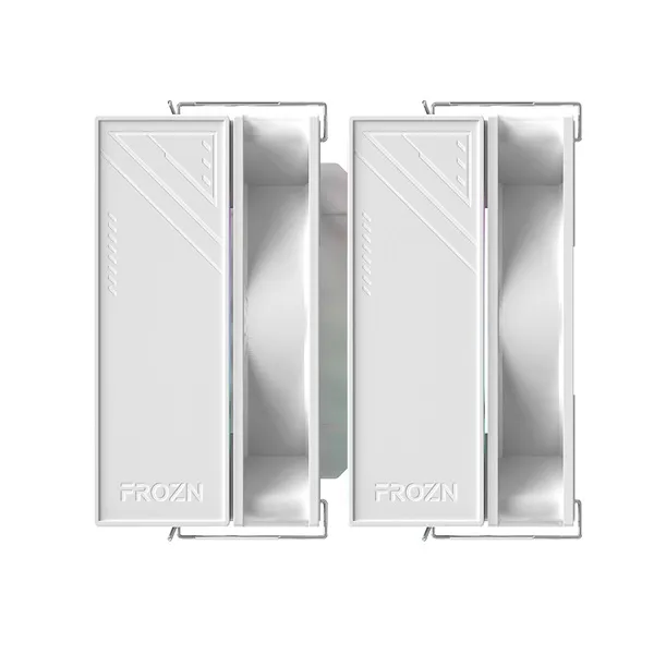 ID-Cooling CPU Cooler - FROZN A620 PRO XE ARGB SNOW (27,2dB; max 98,54 m3/h; 4Pin csatlakozó, 6 db heatpipe, 2x12cm) - Image 2