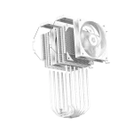 ID-Cooling CPU Cooler - FROZN A620 PRO XE ARGB SNOW (27,2dB; max 98,54 m3/h; 4Pin csatlakozó, 6 db heatpipe, 2x12cm) - Image 6