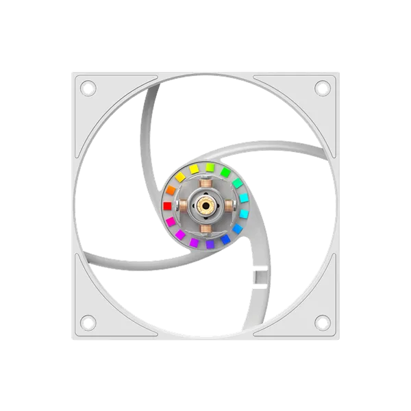ID-Cooling CPU Cooler - FROZN A620 PRO XE ARGB SNOW (27,2dB; max 98,54 m3/h; 4Pin csatlakozó, 6 db heatpipe, 2x12cm) - Image 10