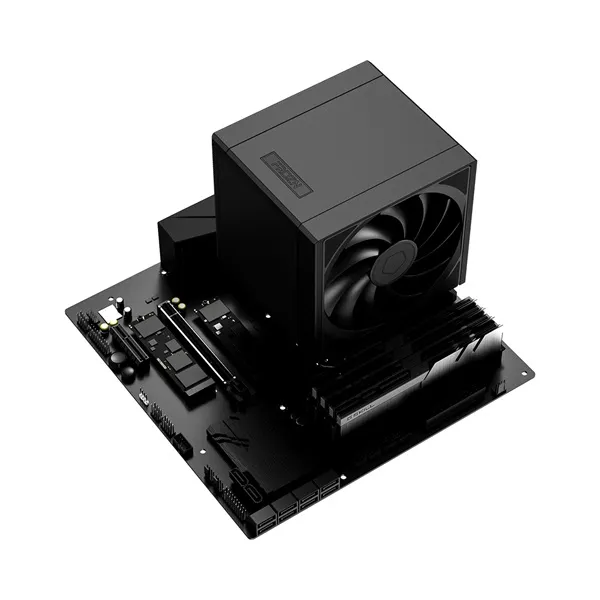 ID-Cooling CPU Cooler - FROZN A620 SLK (33,9dB; max 110,77 m3/h; 4Pin csatlakozó, 6 db heatpipe, 2x12cm, PWM) - Image 2