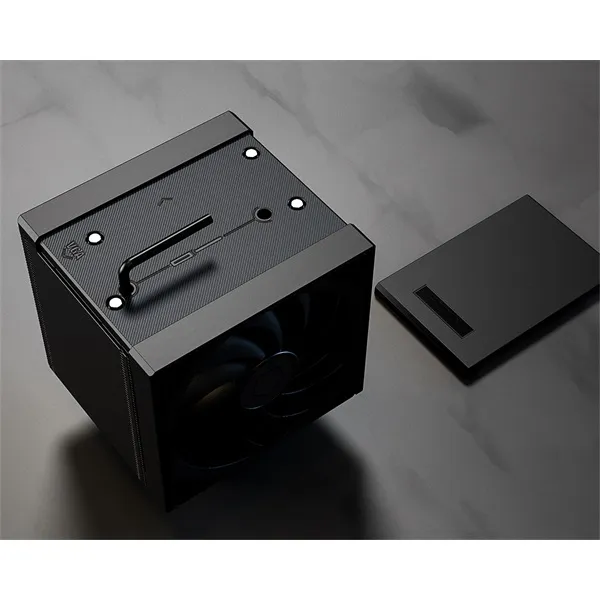 ID-Cooling CPU Cooler - FROZN A620 SLK (33,9dB; max 110,77 m3/h; 4Pin csatlakozó, 6 db heatpipe, 2x12cm, PWM) - Image 4