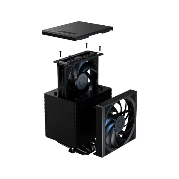ID-Cooling CPU Cooler - FROZN A620 SLK (33,9dB; max 110,77 m3/h; 4Pin csatlakozó, 6 db heatpipe, 2x12cm, PWM) - Image 5