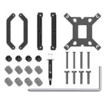 ID-Cooling CPU Cooler - IS-55 BLACK (Low profile, 31,2dB; max. 92,76 m3/h; 4pin csatlakozó, 5 db heatpipe, 12cm, PWM) - Image 7