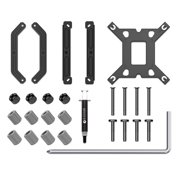 ID-Cooling CPU Cooler - IS-55 BLACK (Low profile, 31,2dB; max. 92,76 m3/h; 4pin csatlakozó, 5 db heatpipe, 12cm, PWM) - Image 7