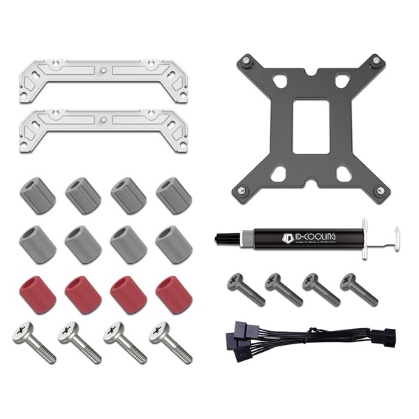 ID-Cooling CPU Cooler - SE-206-XT (15.2-35.2 dB; max 129,39 m3/h; 4Pin csatlakozó, 6 db heatpipe, 2x12cm, PWM) - Image 6