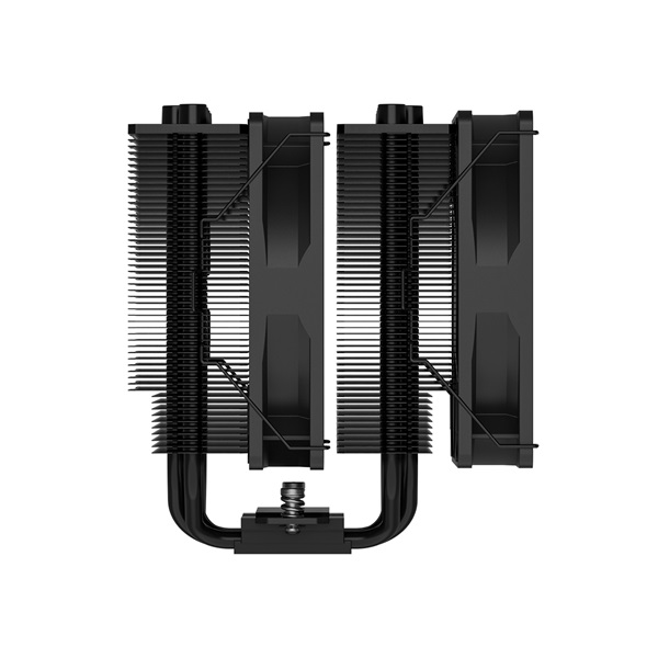 ID-Cooling CPU Cooler - SE-206-XT BLACK (15.2-35.2 dB; max 129,39 m3/h; 4Pin csatlakozó, 6 db heatpipe, 2x12cm, PWM) - Image 5