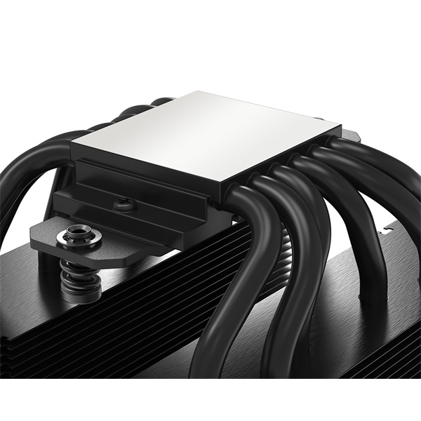ID-Cooling CPU Cooler - SE-206-XT BLACK (15.2-35.2 dB; max 129,39 m3/h; 4Pin csatlakozó, 6 db heatpipe, 2x12cm, PWM) - Image 6