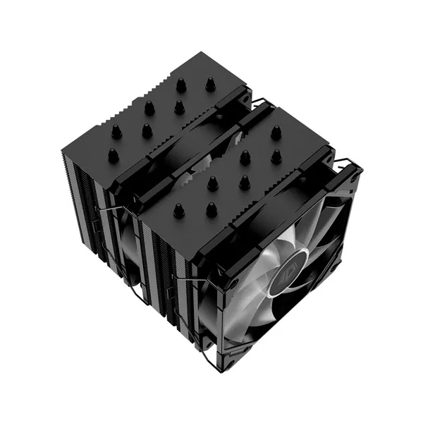 ID-Cooling CPU Cooler - SE-207-XT ARGB (30.5 dB; max 115,87 m3/h; 4Pin csatlakozó, 7 db heatpipe, 2x12cm, PWM) - Image 5