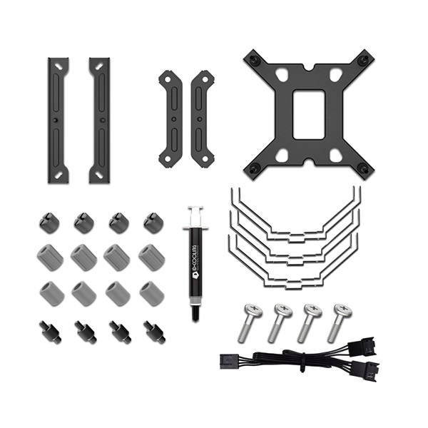 ID-Cooling CPU Cooler - SE-207-XT SLIM (15.2-35.2 dB; max 129,39 m3/h; 4Pin csatlakozó, 7 db heatpipe, 2x12cm, PWM) - Image 8