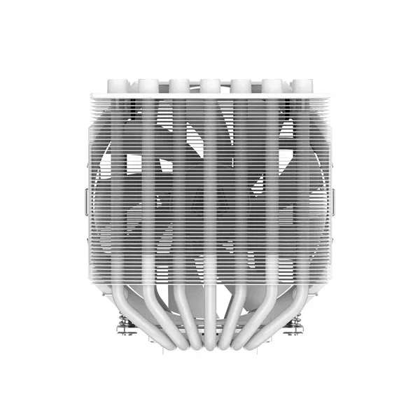 ID-Cooling CPU Cooler - SE-207-XT SLIM SNOW (15.2-35.2 dB; max 129,39 m3/h; 4Pin csatlakozó, 7 db heatpipe, 2x12cm, PWM) - Image 4