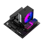 ID-Cooling CPU Cooler - SE-214-XT V2 (27,2dB; max. 98,54 m3/h; 4pin, 4 db heatpipe, 12cm, PWM) - Image 10