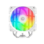 ID-Cooling CPU Cooler - SE-214-XT V2 ARGB WHITE (27,7dB; max. 98,54 m3/h; 4pin, 4 db heatpipe, 12cm, PWM, A-RGB, fehér) - Image 4
