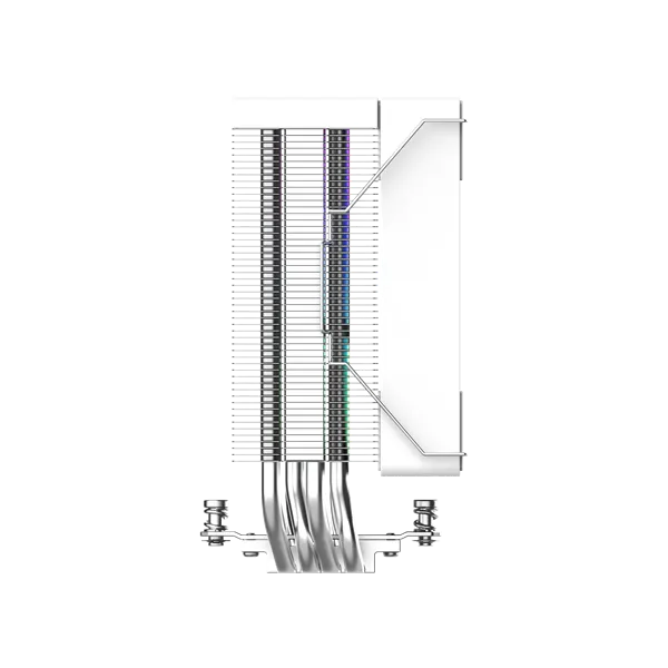ID-Cooling CPU Cooler - SE-214-XT V2 ARGB WHITE (27,7dB; max. 98,54 m3/h; 4pin, 4 db heatpipe, 12cm, PWM, A-RGB, fehér) - Image 5