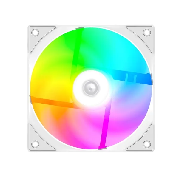 ID-Cooling CPU Cooler - SE-214-XT V2 ARGB WHITE (27,7dB; max. 98,54 m3/h; 4pin, 4 db heatpipe, 12cm, PWM, A-RGB, fehér) - Image 14