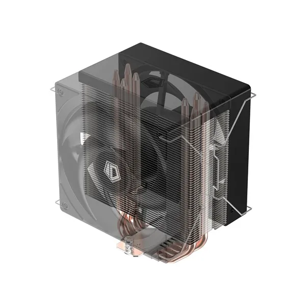 ID-Cooling CPU Cooler - SE-214-XT V2 PLUS (27,2dB; max. 98,54 m3/h; 4pin, 4 db heatpipe, 2x12cm, PWM) - Image 7