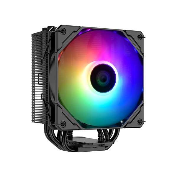 ID-Cooling CPU Cooler - SE-224-XTS ARGB (28.9dB; max. 118,93 m3/h; 4pin csatlakozó, 4 db heatpipe, 12cm, PWM, A-RGB LED) - Image 3