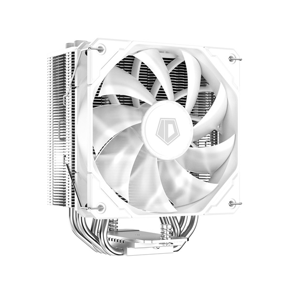 ID-Cooling CPU Cooler - SE-224-XTS WHITE (28.9dB; max. 118,93 m3/h; 4pin csatlakozó, 4 db heatpipe, 12cm, PWM) - Image 2
