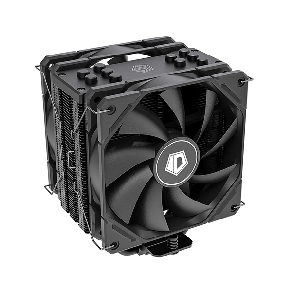 ID-Cooling_CPU_Cooler_-_SE-225-XT_BLACK_V2_152-352_dB_max_12939_m3h_4Pin_csatlakozo_5_db_heatpipe_2x12cm_PWM-i352954.jpg ID-Cooling CPU Cooler - SE-225-XT BLACK V2 (15.2-35.2 dB; max 129.39 m3/h; 4Pin csatlakozó, 5 db heatpipe, 2x12cm, PWM) - Image 1