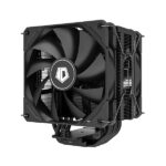 ID-Cooling CPU Cooler - SE-225-XT BLACK V2 (15.2-35.2 dB; max 129.39 m3/h; 4Pin csatlakozó, 5 db heatpipe, 2x12cm, PWM) - Image 2