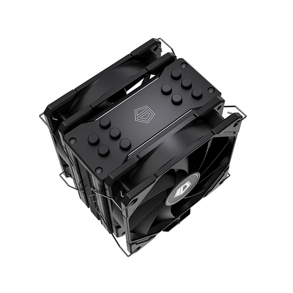 ID-Cooling CPU Cooler - SE-225-XT BLACK V2 (15.2-35.2 dB; max 129.39 m3/h; 4Pin csatlakozó, 5 db heatpipe, 2x12cm, PWM) - Image 4