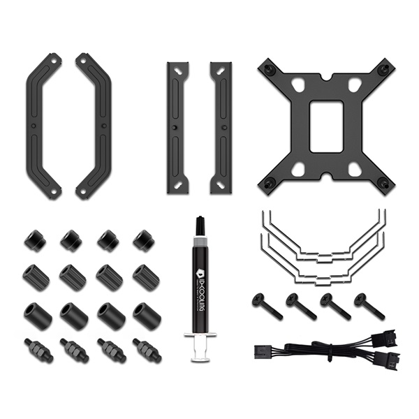 ID-Cooling CPU Cooler - SE-225-XT BLACK V2 (15.2-35.2 dB; max 129.39 m3/h; 4Pin csatlakozó, 5 db heatpipe, 2x12cm, PWM) - Image 6