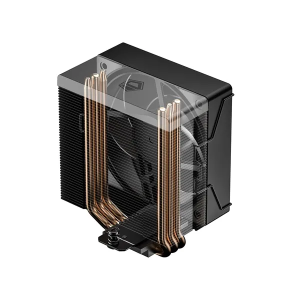 ID-Cooling CPU Cooler - SE-903-XT V2 BLACK (29,1dB; max. 80,02 m3/h, 4pin csatlakozó, 3 db heatpipe, 9cm, PWM) - Image 8