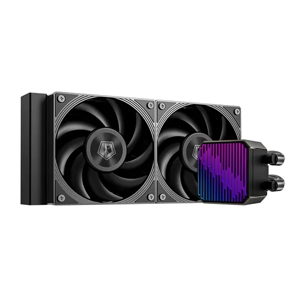 ID-Cooling CPU Water Cooler - DX240 MAX (35.2dB; max. 144,41 m3/h; 2x12cm, fekete) - Image 2