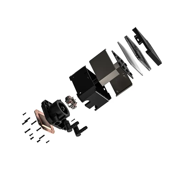 ID-Cooling CPU Water Cooler - DX240 MAX (35.2dB; max. 144,41 m3/h; 2x12cm, fekete) - Image 3