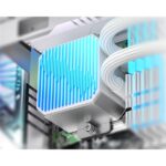 ID-Cooling CPU Water Cooler - DX240 MAX WHITE (35.2dB; max. 144,41 m3/h; 2x12cm, fehér) - Image 9