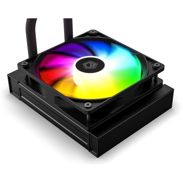 ID-Cooling CPU Water Cooler - FX120 ARGB (35,2dB; max. 129,39 m3/h; 12cm, A-RGB LED, fekete) - Image 2