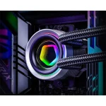 ID-Cooling CPU Water Cooler - FX240 INF (27.2dB; max. 98,54 m3/h; 2x12cm, A-RGB, fekete) - Image 7