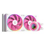 ID-Cooling CPU Water Cooler - FX240 INF PINK (29.9dB; max. 132,52 m3/h; 2x12cm, A-RGB, rózsaszín) - Image 2