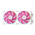 ID-Cooling CPU Water Cooler - FX240 INF PINK (29.9dB; max. 132,52 m3/h; 2x12cm, A-RGB, rózsaszín) - Image 3