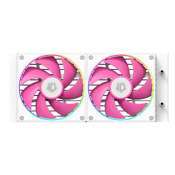 ID-Cooling CPU Water Cooler - FX240 INF PINK (29.9dB; max. 132,52 m3/h; 2x12cm, A-RGB, rózsaszín) - Image 3