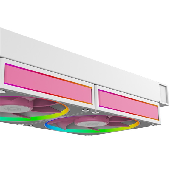 ID-Cooling CPU Water Cooler - FX240 INF PINK (29.9dB; max. 132,52 m3/h; 2x12cm, A-RGB, rózsaszín) - Image 5