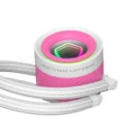 ID-Cooling CPU Water Cooler - FX240 INF PINK (29.9dB; max. 132,52 m3/h; 2x12cm, A-RGB, rózsaszín) - Image 8
