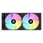 ID-Cooling CPU Water Cooler - FX240 LCD (27,2dB; max. 98,54 m3/h; 2x12cm, A-RGB, fekete) - Image 3